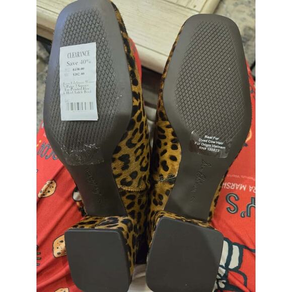 Sam Edelman Women's Leopard Print Ankle Booties Size 7 M - Picture 6 of 6